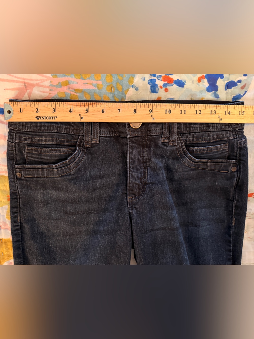 DEMOCRACY 10 Stretch Skinny Jeans Dark Wash - Picture 5 of 10